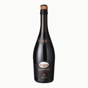Lambrusco musujące czerwone półsłodkie